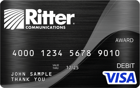 Ritter Visa card
