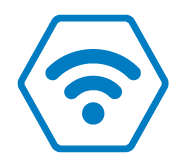 Smart WiFi icon - blue